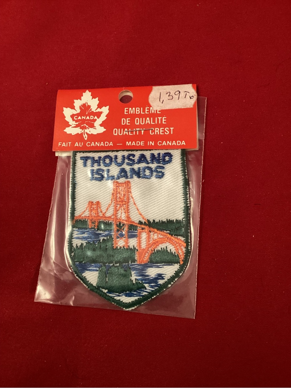 Canada Thousand Islands Embroidered Travel Patch